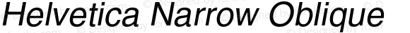 Helvetica-Narrow-Oblique