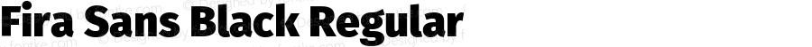 Fira Sans Black Regular
