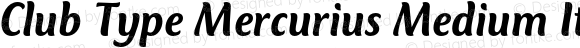 CTMercurius-MediumItalic