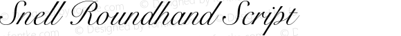 Snell Roundhand Script 001.001