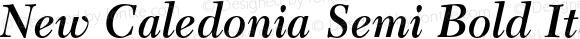 New Caledonia Semi Bold Italic