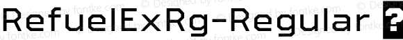 RefuelExRg-Regular ☞