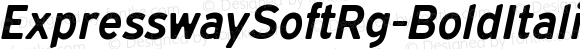 ExpresswaySoftRg-BoldItalic ☞ Version 1.000;com.myfonts.easy.typodermic.expressway-soft.bold-italic.wfkit2.version.4GDo