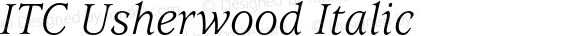 Usherwood-BookItalic