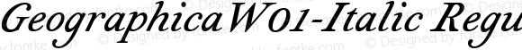 Geographica W01 Italic