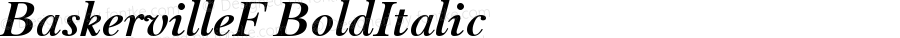 BaskervilleF Bold Italic