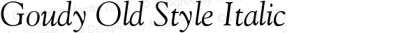 Goudy-Italic