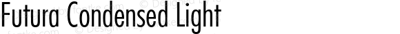 Futura Condensed Light