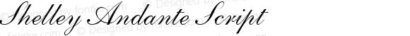 Shelley Andante Script