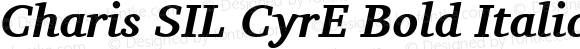 Charis SIL CyrE Bold Italic
