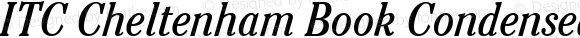 ITC Cheltenham Book Condensed Italic