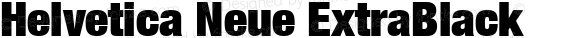 Helvetica Neue ExtraBlack
