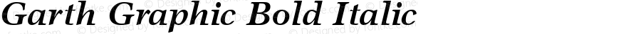 Garth Graphic Bold Italic