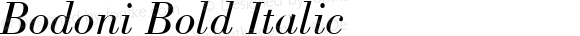 Bodoni Book Italic