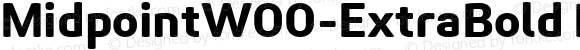 MidpointW00-ExtraBold Regular