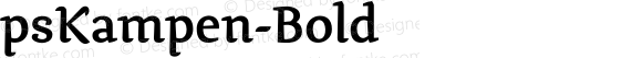 psKampen-Bold ☞ Version 001.000;com.myfonts.easy.fontopia.pskampen.bold.wfkit2.version.4qkK
