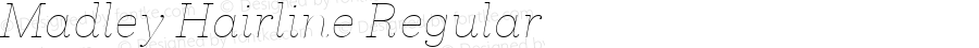 Madley Hairline Italic