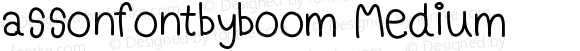 assonfontbyboom Medium