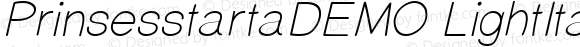 PrinsesstartaDEMO LightItalic