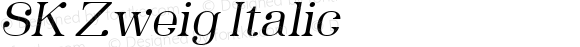 SK Zweig Italic