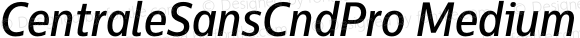 CentraleSansCndPro Medium Medium Italic