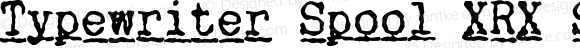 Typewriter Spool XRX SemiBold Italic