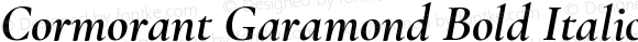 Cormorant Garamond Bold Italic