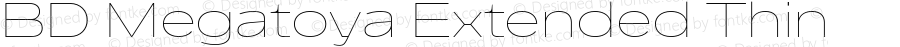 BD Megatoya Extended Thin
