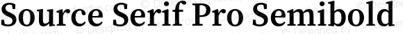 Source Serif Pro Semibold Regular