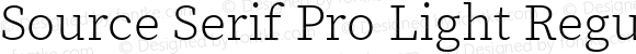 Source Serif Pro Light Regular