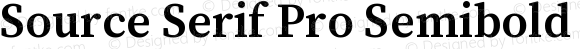 Source Serif Pro Semibold Regular