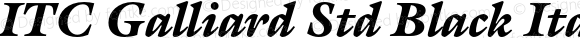 GalliardStd-BlackItalic