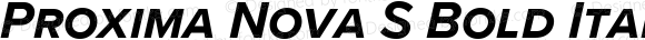Proxima Nova S Bold Italic