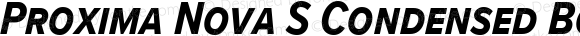 Proxima Nova S Condensed Bold Italic