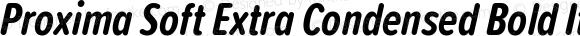 Proxima Soft Extra Condensed Bold Italic