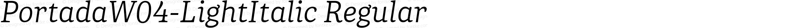 PortadaW04-LightItalic Regular