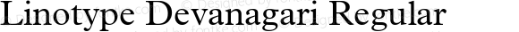 Linotype Devanagari Regular