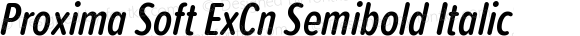 Proxima Soft ExCn Semibold Italic