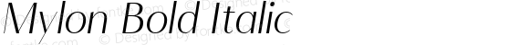 Mylon Bold Italic