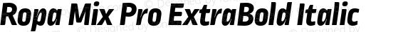 Ropa Mix Pro ExtraBold Italic