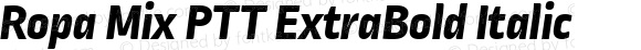 Ropa Mix PTT ExtraBold Italic