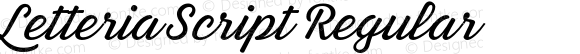 Letteria Script Regular