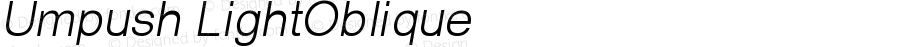 Umpush Light Oblique