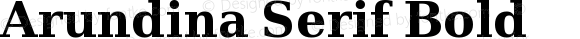 Arundina Serif Bold