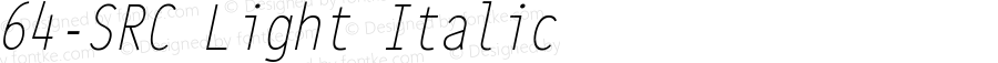 64-SRC Light Italic