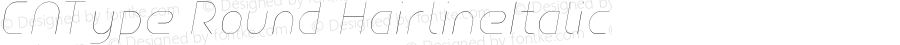 CNType Round HairlineItalic