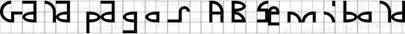 Galapagos AB Semibold Grid Italic