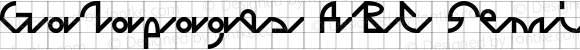 Galapagos ABC Semibold Grid Italic