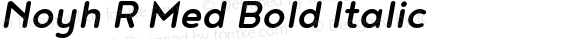 Noyh R Med Bold Italic