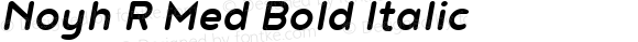 Noyh R Med Bold Italic